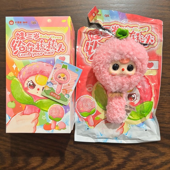 Baby Three | Toys | Baby Three Comb Your Hair Brush Plush Series ...